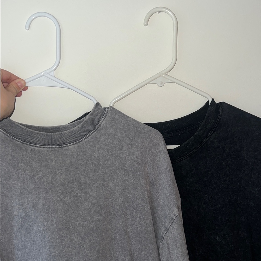 Amazon Men's Short Sleeve Tees - Gray and Black